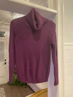 St. John's Bay Plum Cowl Neck Sweater
